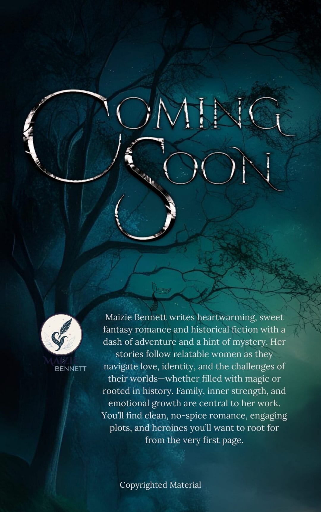 Coming soon back of the book for A Line of Shadows. Book Two in the Sirens in the Shadows series. A romantasy or fantasy romance.