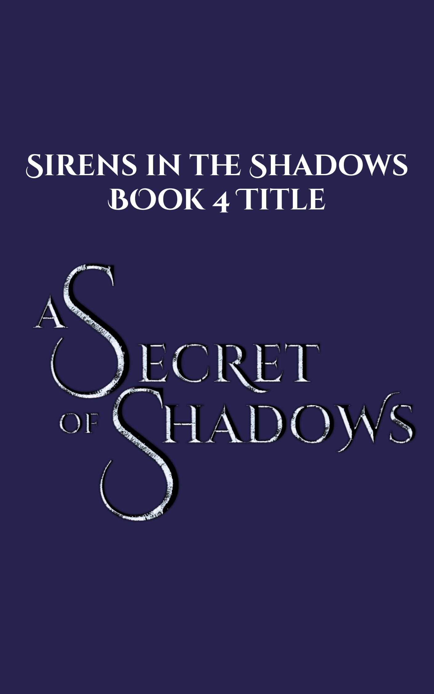 Coming soon cover for A Secret of Shadows. A romantasy written by Maizie Bennett.