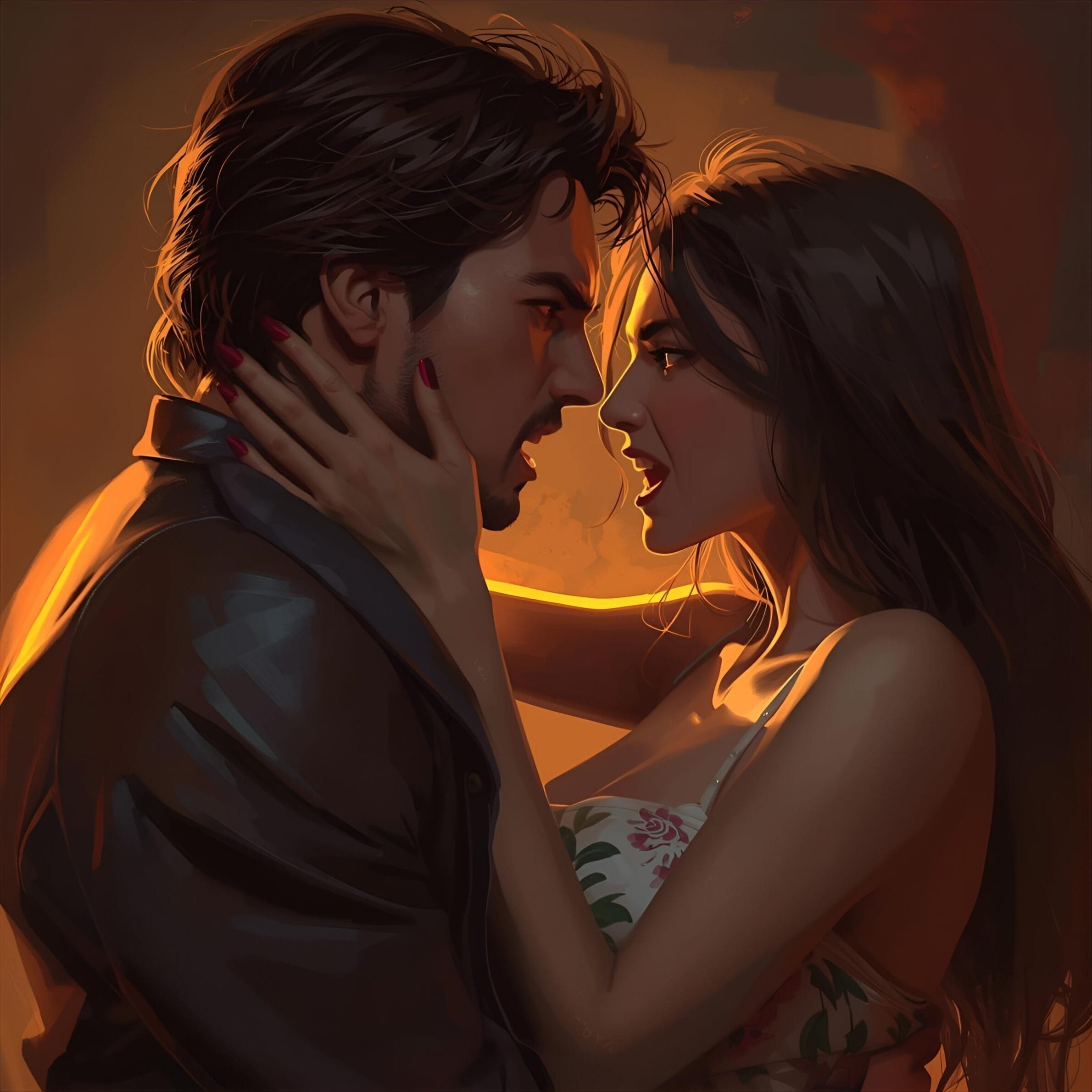 Mystical landscape, glowing forest, or fantasy castle Fantasy world-building for romance novels