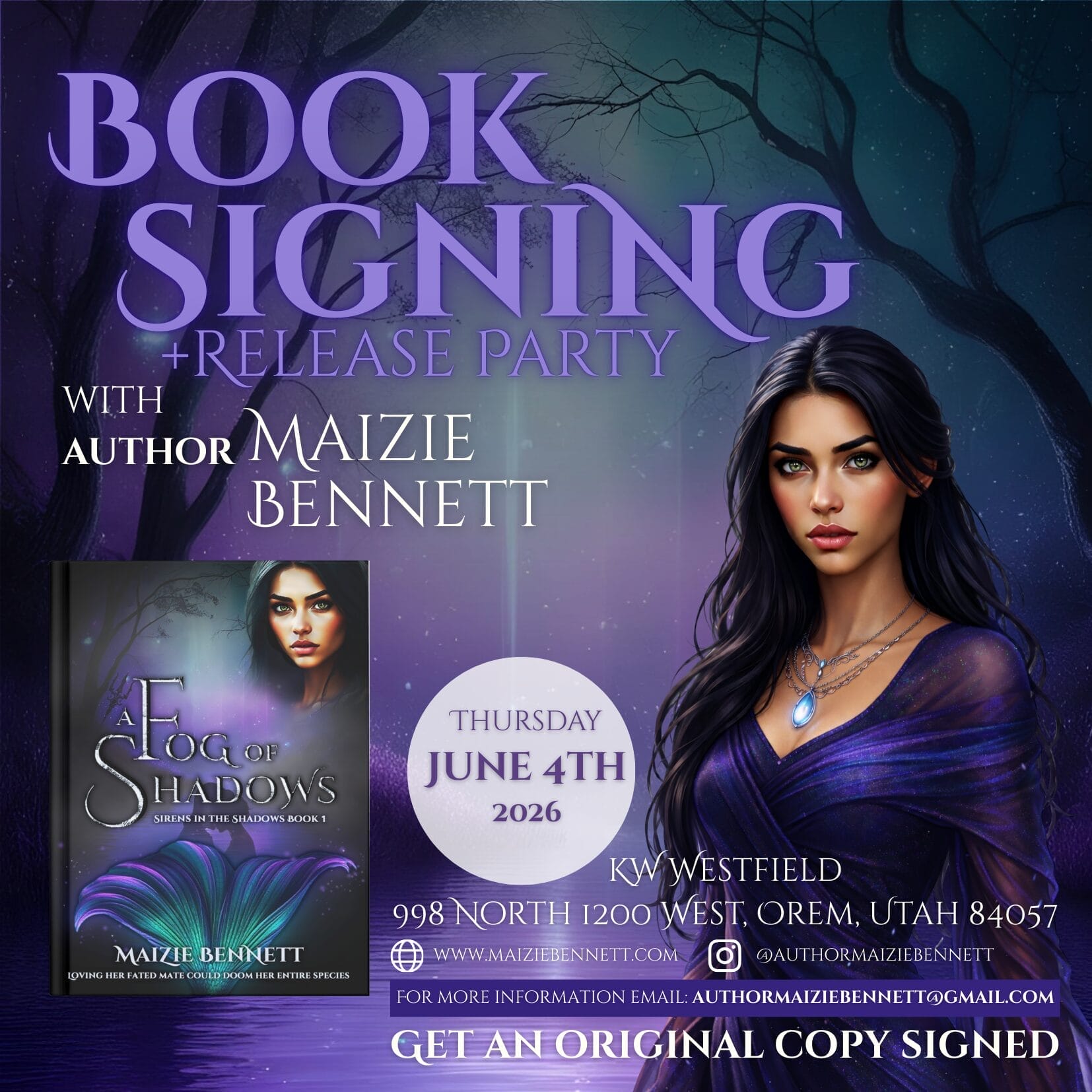 Book Signing Invite/Announcement