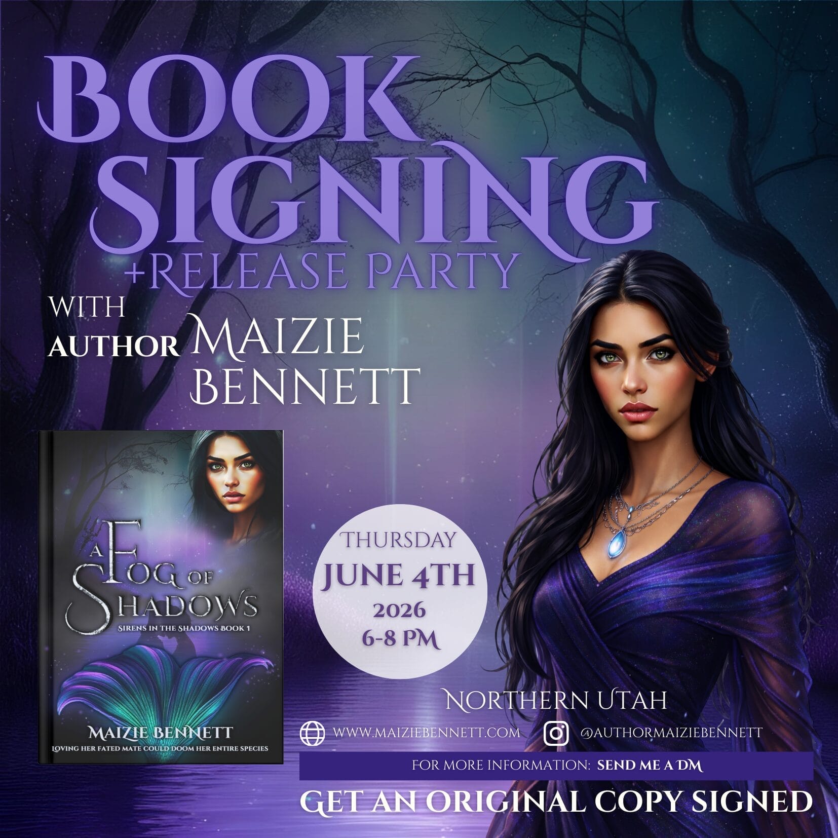 Book Signing Invite/Announcement