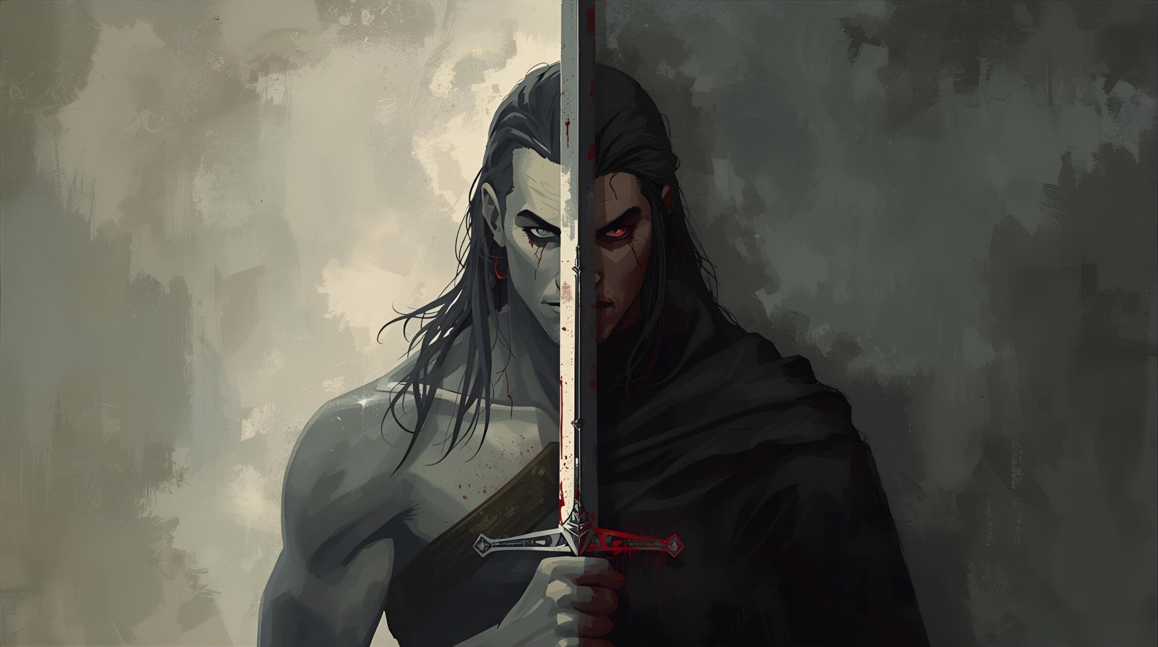 Morally gray character in fantasy romance showing complexity between hero and villain